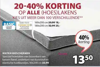 Jysk Matrasbeschermer aanbieding