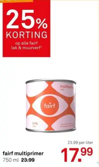 Karwei Fairf multiprimer aanbieding
