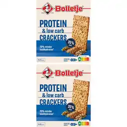 Albert Heijn Bolletje crackers protein low carb 2-pack aanbieding