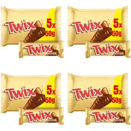 Albert Heijn Twix Chocolade reep 4-pack aanbieding