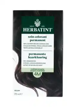 De Online Drogist Herbatint Haarverf 4M Acajou Kastanje aanbieding