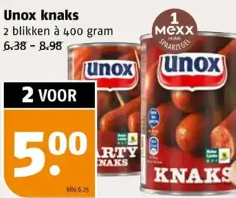 Poiesz Unox knaks aanbieding