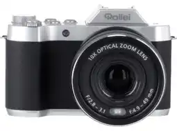 MediaMarkt Rollei Powerflex 10x Retro Compactcamera Zwart aanbieding