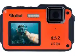 MediaMarkt Rollei Rollei Sportsline 64 Self.oran Compactcamera Oranje aanbieding