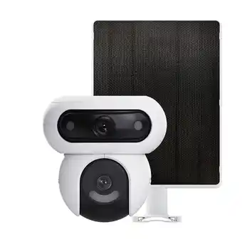 MediaMarkt Ezviz Hb90 + 8w Solar Panel Slimme Buitencamera Wit aanbieding