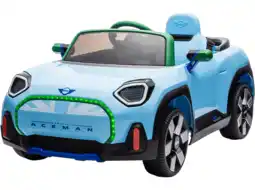 MediaMarkt Mini Aceman Electric Car For Kids Blue aanbieding