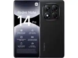 MediaMarkt Xiaomi Redmi Note 14 Pro - 5g 256gb Midnight Zwart 256 Gb aanbieding