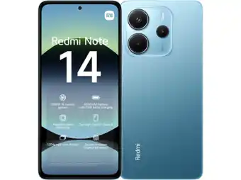 MediaMarkt Xiaomi Redmi Note 14 - 4g 256gb Ocean Blauw 256 Gb aanbieding