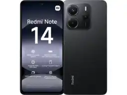 MediaMarkt Xiaomi Redmi Note 14 - 4g 256gb Midnight Zwart 256 Gb aanbieding