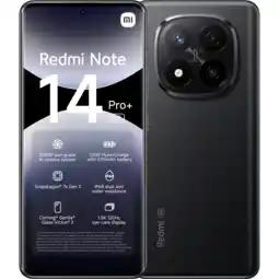 MediaMarkt Xiaomi Redmi Note 14 Pro+ - 5g 512gb Midnight Zwart 512 Gb aanbieding