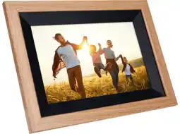 MediaMarkt Rollei Smart Frame Wifi 105 Wooden Br Digitale Fotolijst aanbieding