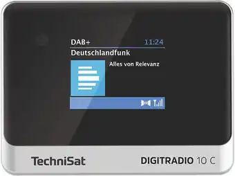 MediaMarkt Technisat Digitradio 10 C Dab-radioadapter Zwart-zilver aanbieding
