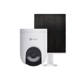 MediaMarkt Ezviz Hb8 Lite +5w Solar Panel Slimme Buitencamera Wit aanbieding