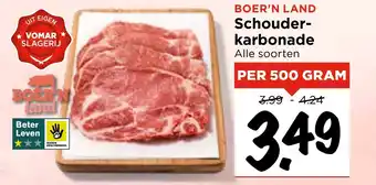 Vomar Voordeelmarkt Schouder karbonade aanbieding