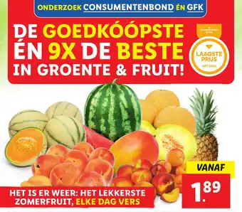 Lidl Zomerfruit aanbieding