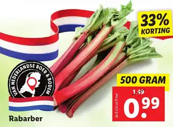 Lidl Rabarber aanbieding