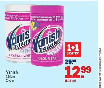 Makro Vanish 1.5kilo aanbieding