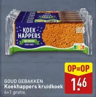 ALDI Goud gebakken Koekhappers kruidkoek aanbieding