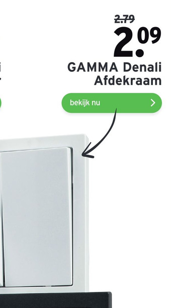 GAMMA GAMMA Denali afdekraam aanbieding