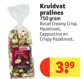 Kruidvat Kruidvat pralines 750 gram aanbieding