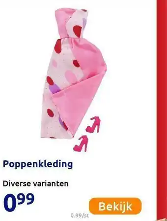 Action Poppenkleding aanbieding