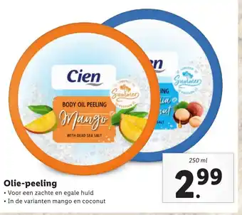 Lidl Olie-peeling 250 ml aanbieding