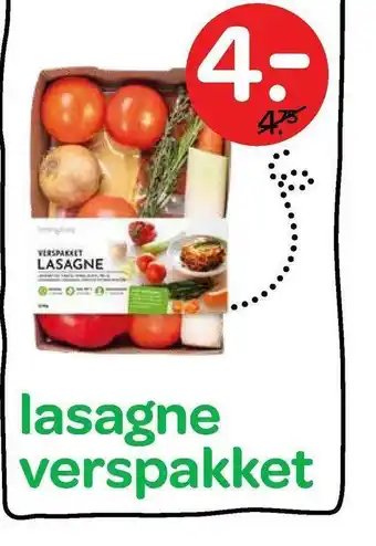 Spar Lasagne Verspakket aanbieding