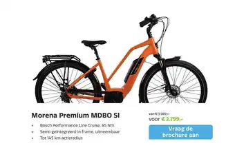 Stella fietsen Morena Premium MDBO SI Fiets aanbieding