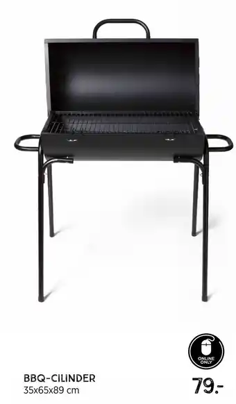 Xenos Bbq-cilinder 35x65x89 cm aanbieding