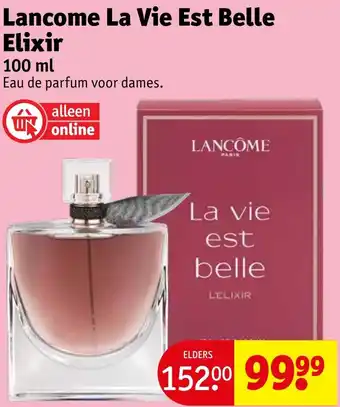 Kruidvat Lancome La Vie Est Belle Elixir aanbieding