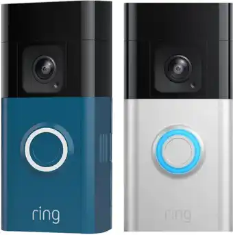 Coolblue Ring Battery Video Doorbell Pro + Voorpaneel Blauw aanbieding