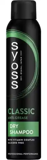 De Online Drogist Syoss Classic Anti Grease Dry Shampoo Silicon Free aanbieding