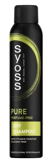 De Online Drogist Syoss Pure Perfume Free Dry Shampoo Silicon Free aanbieding
