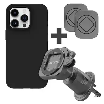 ANWB Accezz EasyLock Houder iPhone 14 Pro Zwart aanbieding