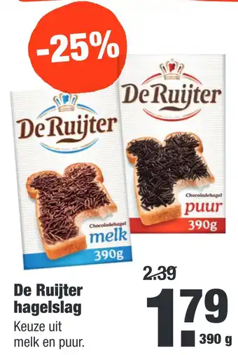 ALDI De ruijter hagelslag aanbieding