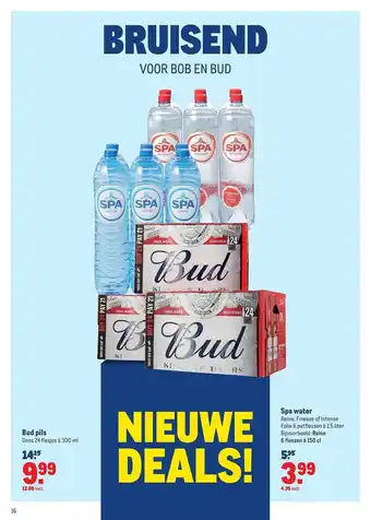 Makro Spa water 1.5liter aanbieding