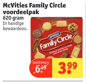 Kruidvat McVities family circle voordeelpak 620gram aanbieding