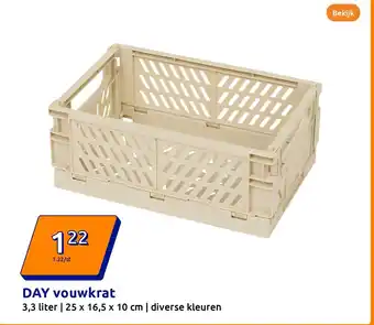Action DAY vouwkrat aanbieding
