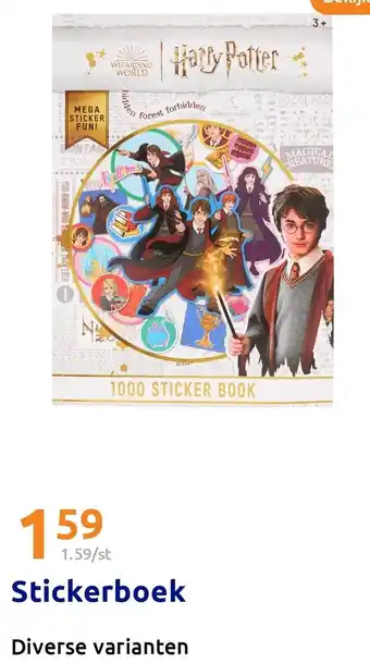 Action Stickerboek aanbieding