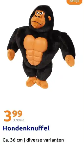 Action Hondenknuffel aanbieding