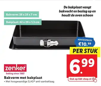 Lidl Zenker Bakvormen met bakplaat aanbieding