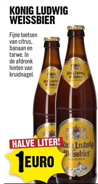 Dirck 3 König Ludwig Weissbier aanbieding