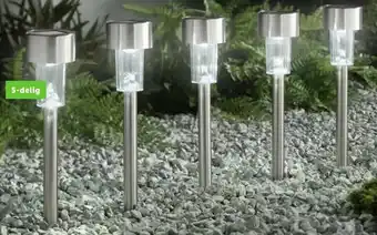 Lidl Livarno home 5 solar LED lampen aanbieding