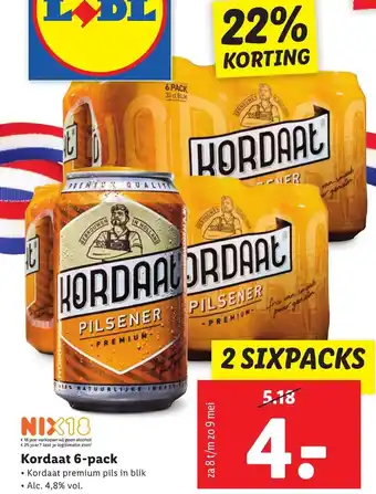 Lidl Kordaat 2*6-pack aanbieding