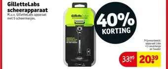 Kruidvat GilletteLabs scheerapparaat aanbieding