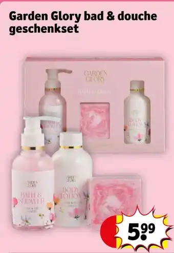 Kruidvat Garden Glory bad & douche geschenkset aanbieding