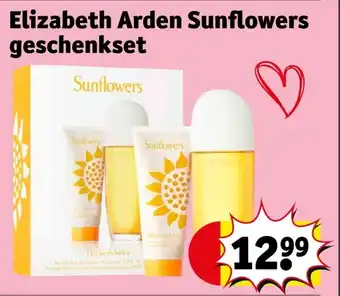 Kruidvat Elizabeth Arden Sunflowers geschenkset aanbieding