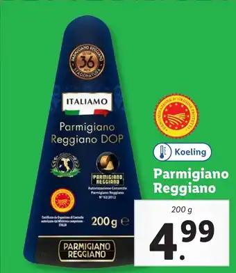 Lidl Parmigiano Reggiano aanbieding