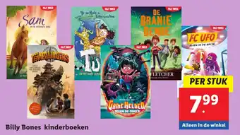 Lidl Billy Bones kinderboeken aanbieding