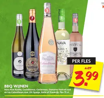 Dekamarkt BBQ wijnen 750ml aanbieding